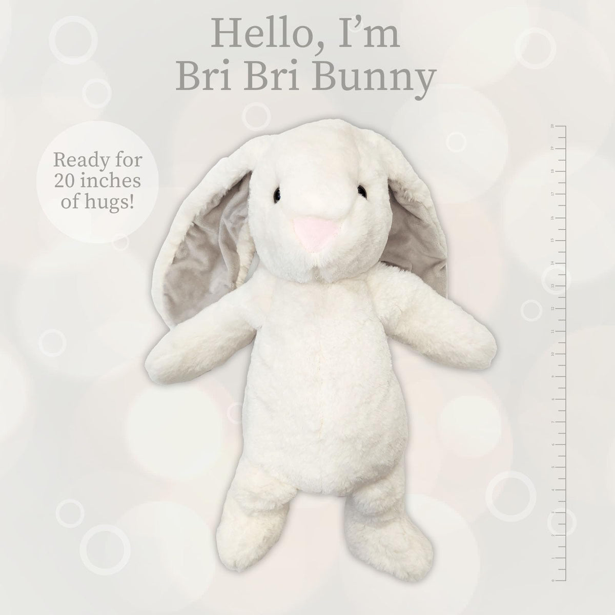 World's Softest BriBri Bunny off-white color suitable for nursery decor