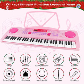 WOSTOO 61-key piano offering 100 rhythms for variety