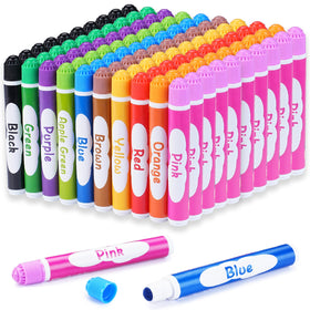 Woswel dot markers box—100 washable markers ready for kids' art projects.