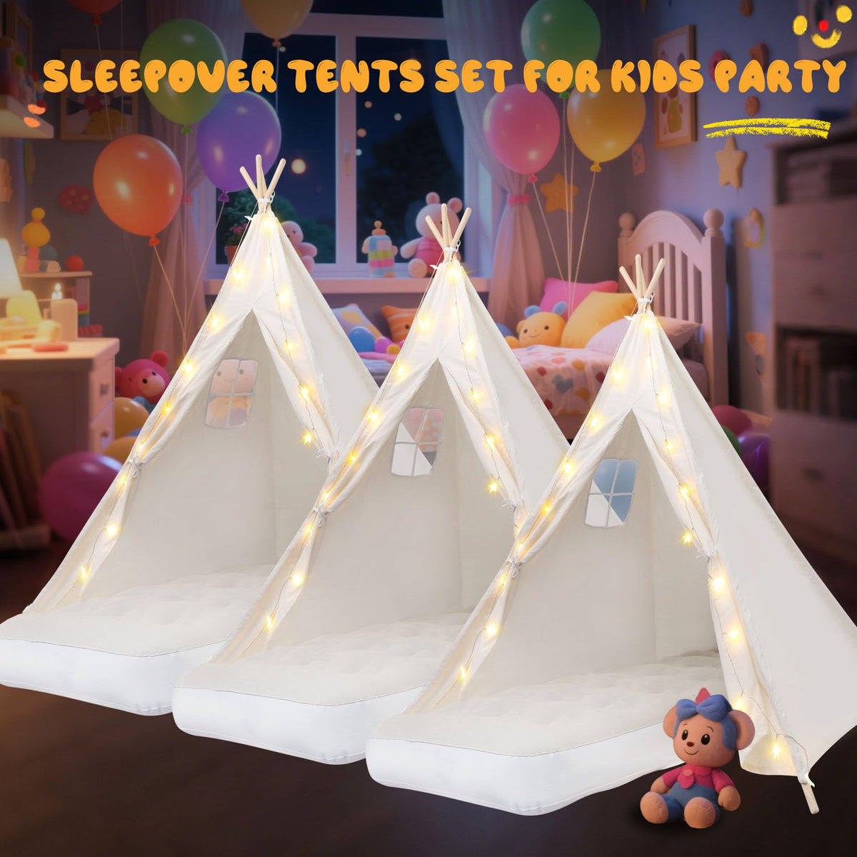 WOUDY light string ambiance supports bedtime play