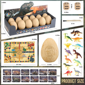 Gift-ready Dino Dig kit packaging for birthdays or Easter