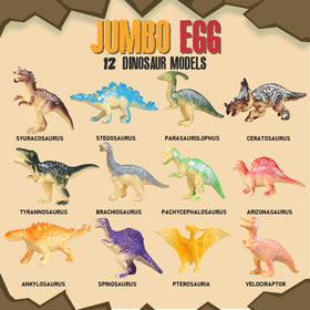 Woumserta Jumbo Dino Egg Dig Kit six-sided die for game-style play.
