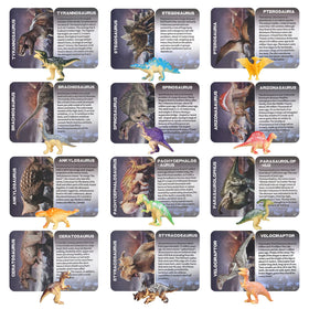 Woumserta Jumbo Dino Egg Dig Kit dinosaur structure book adds context.