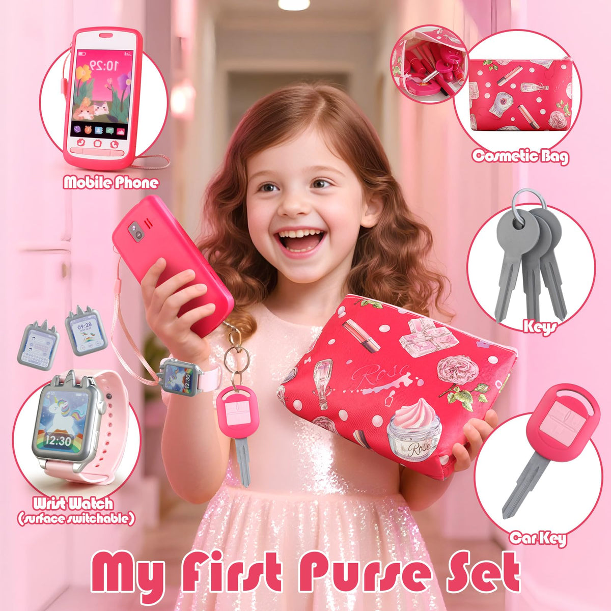 Woumserta toy lipstick for mom-daughter role play.