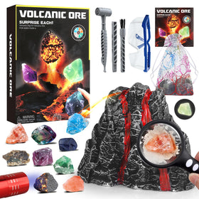 Woumserta Volcano Dig Kit box view showing inviting excavation setup