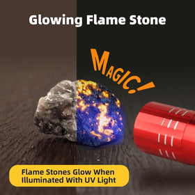 Woumserta Volcano Dig Kit information booklet with gem and volcano insights