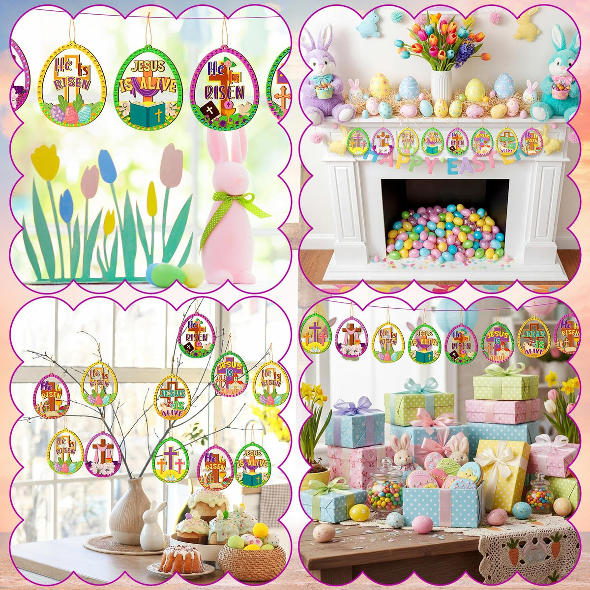 Wovnet Easter ornaments kit: ready for festive display