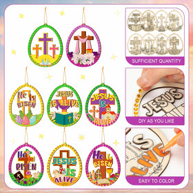 Wovnet twine: easy hanging for finished eggs