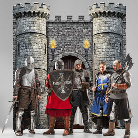 WovWeave top battlements banner adds authentic skyline details.