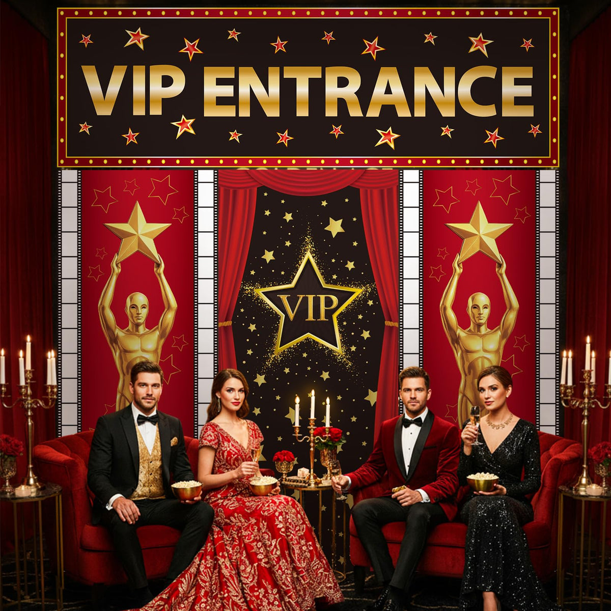 WovWeave VIP Entrance header banner highlights VIP signage for events
