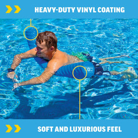WOW Sports blue noodle delivers strong buoyancy for adults and kids