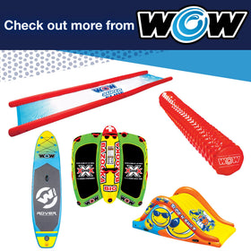WOW Sports Cascade slide folds compactly and stores in the included carry bag.