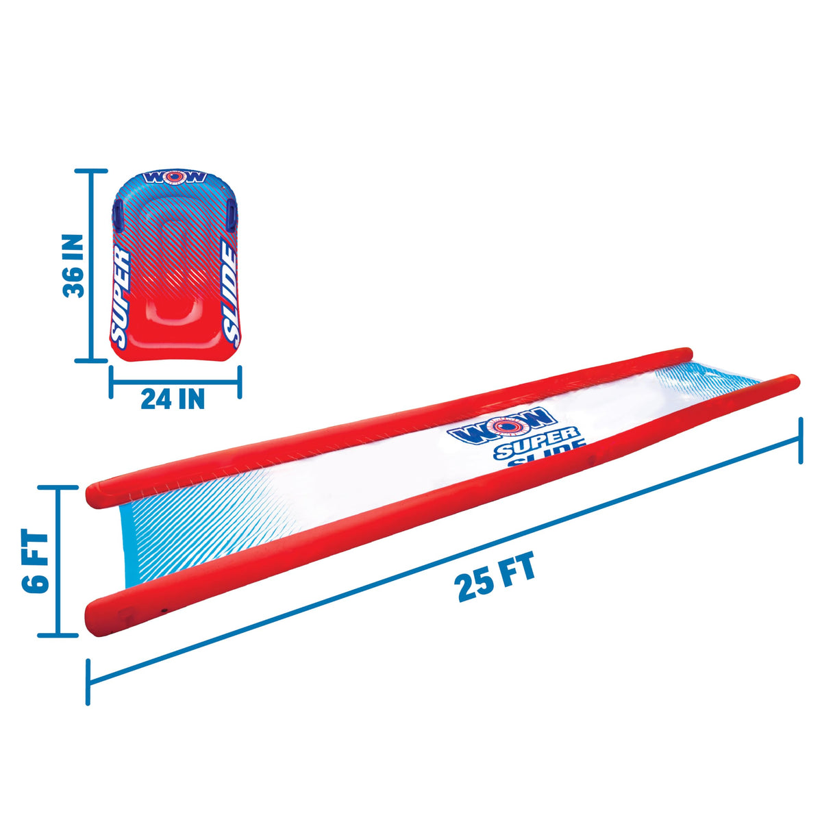 WOW Sports two mega sled riders for cushioned, slippery rides