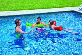 WOW Sports red 46in pool noodle provides strong buoyancy for adults and kids