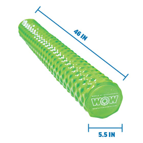 WOW Sports vinyl-coated noodle works with common pool accessories and connectors