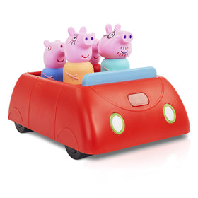 WOW! STUFF Peppa Pig's Clever Car front view with self-driving sensors in action.
