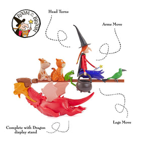 WOW! STUFF Room On The Broom Cat figure for storytelling adventures and display.