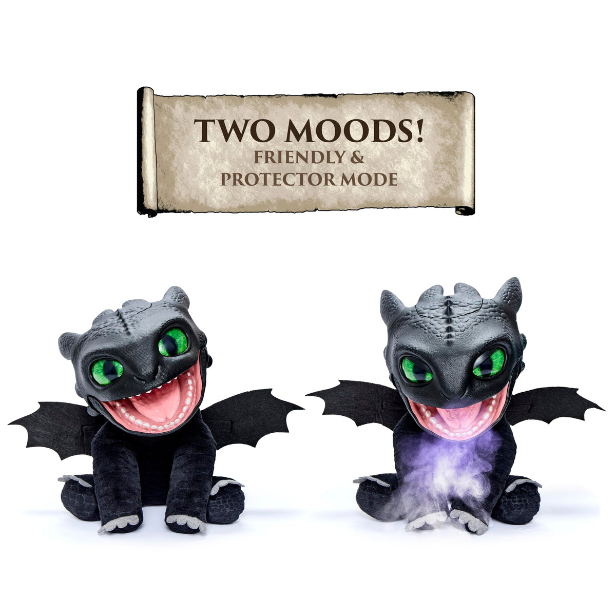 WOW! STUFF Toothless Puppetronic at 10-inch tall invites cuddly, cinematic reenactments.