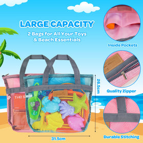 Wowlyntoy orange-yellow collapsible buckets ideal for sand adventures