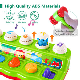 WOWOHAGE Pop Up Pals buttons and eggs visual focus invites interactive exploration.