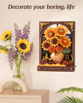 Wowood Golden Sunflower puzzle makes a thoughtful Mother's Day gift.