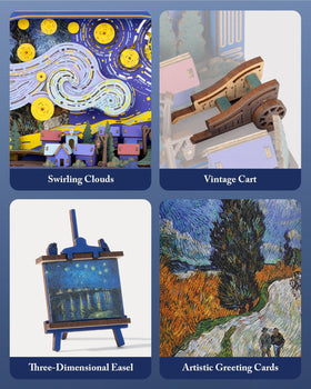 Wowood Starry Night puzzle built from durable basswood for lasting decor