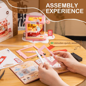 Clear instructions guide Wowood Strawberry Milkbox assembly step by step.