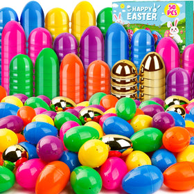 WOWSCAN 3-inch colorful Easter eggs for festive hunts and prizes