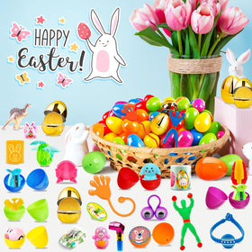 WOWSCAN Easter party supplies pack for celebrations, prizes, and decorations.
