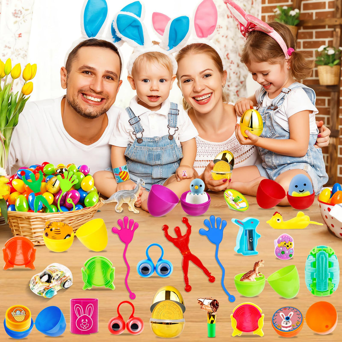 WOWSCAN variety toy surprises inside eggs for kids