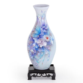 Wowsome 3D Puzzle Vase with numbered bags guides precise step-by-step assembly.