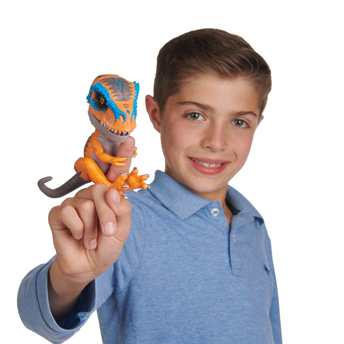 WowWee Scratch Orange Untamed T-Rex batteries included for instant start
