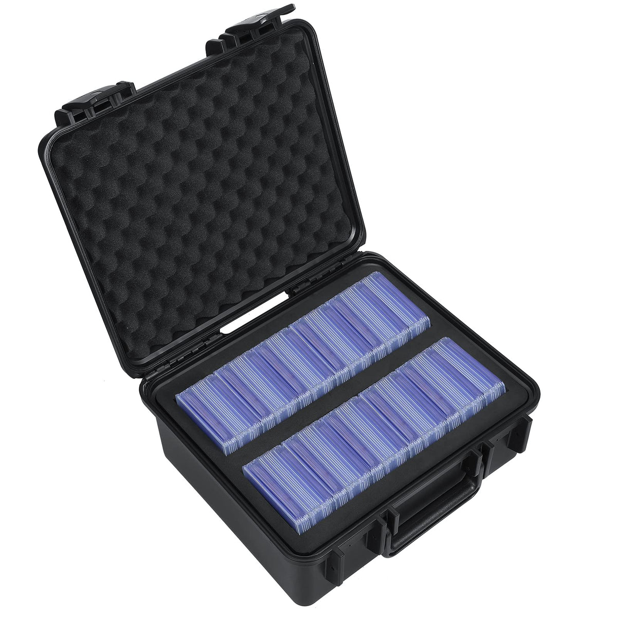 WPGEAR waterproof top loader box exterior shell protects cards during travel.
