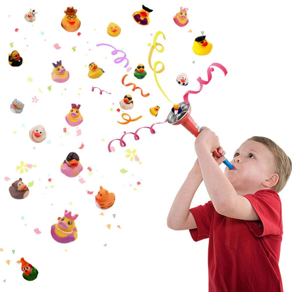 WQTHE bath toy assortment includes varied characters for endless pretend play.