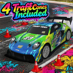 WRTWRT RC cars using a 2-4ghz remote system for stable control.