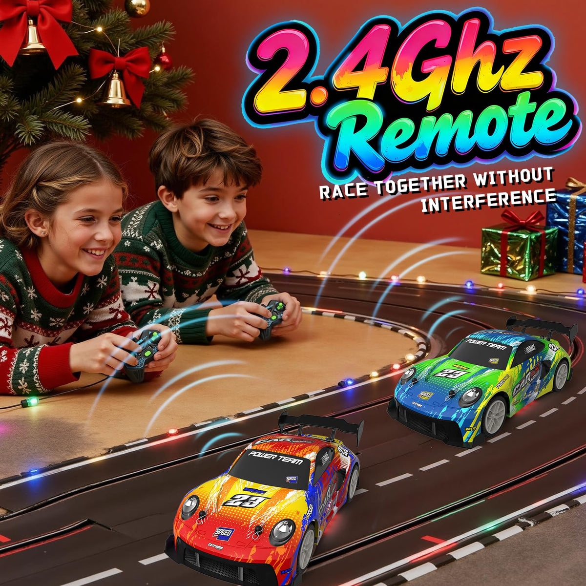 WRTWRT RC cars featuring colorful graffiti designs for imaginative play.