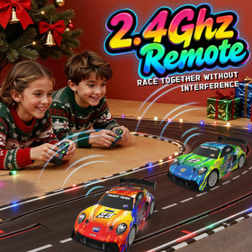 WRTWRT RC cars featuring colorful graffiti designs for imaginative play.