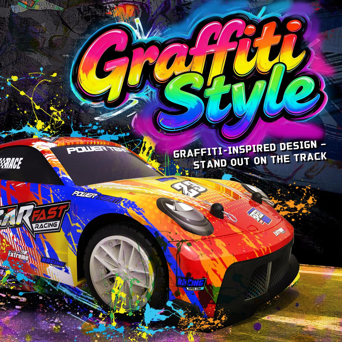 WRTWRT RC cars reaching speeds up to 20 kmh for dynamic racing.