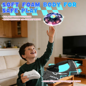 WRTWRT UFO drone showcasing hand-control stunts for kids