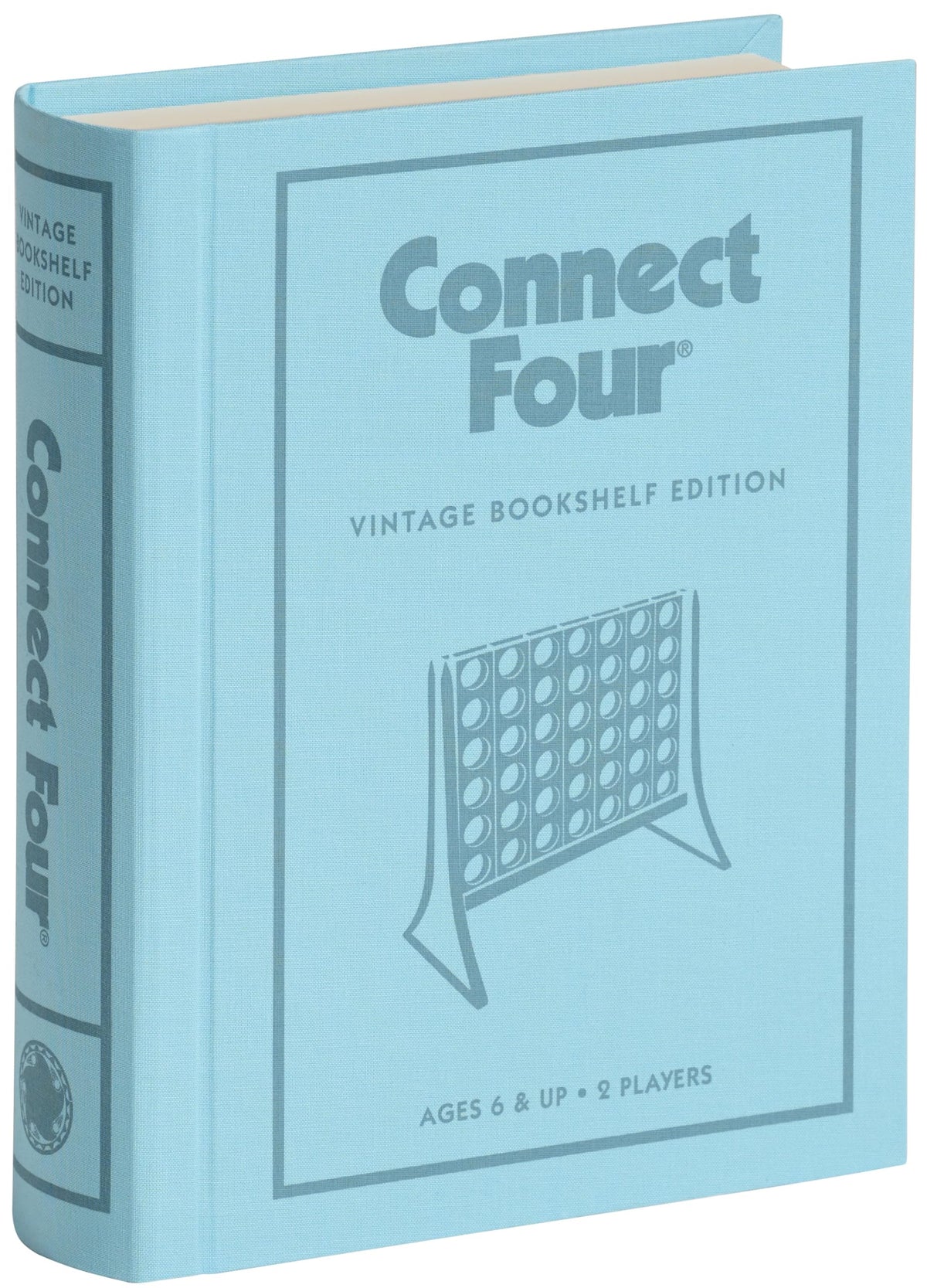 WS Game Company Connect Four Vintage Bookshelf board for timeless strategy and decorative display.