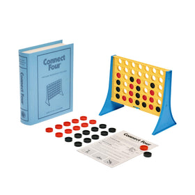 WS Game Company Connect Four Vintage Bookshelf slipcase keeps the game protected.