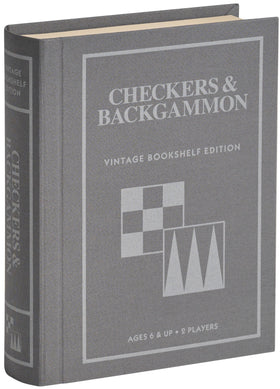 WS Game Company linen-wrapped book box with slipcase for stylish, space-saving storage