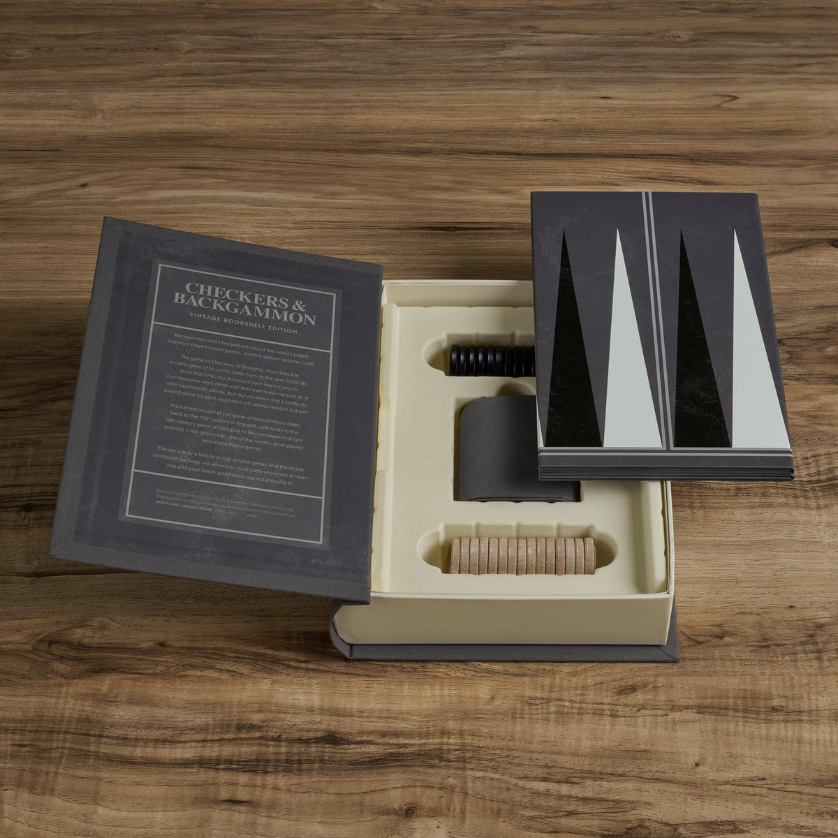 WS Game Company portable design case fits on shelves and travels easily