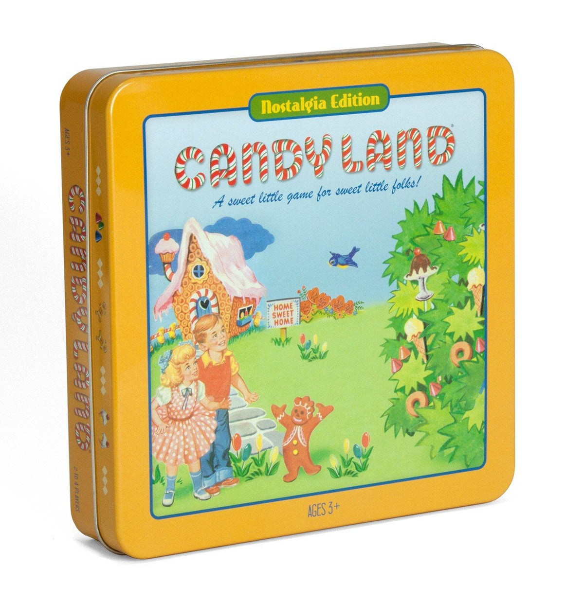 Candy Land Nostalgia Edition gameboard by WS Game Company with vintage artwork for authentic play.