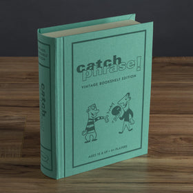 WS Game Company Catch Phrase setup shows compact shelf-friendly arrangement.