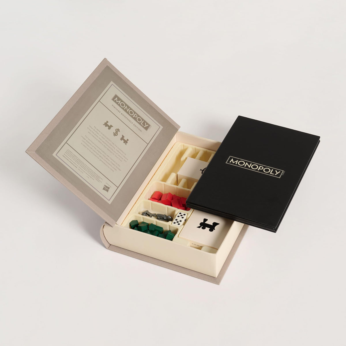 Foldable Monopoly board stored neatly inside a compact shelf-ready box