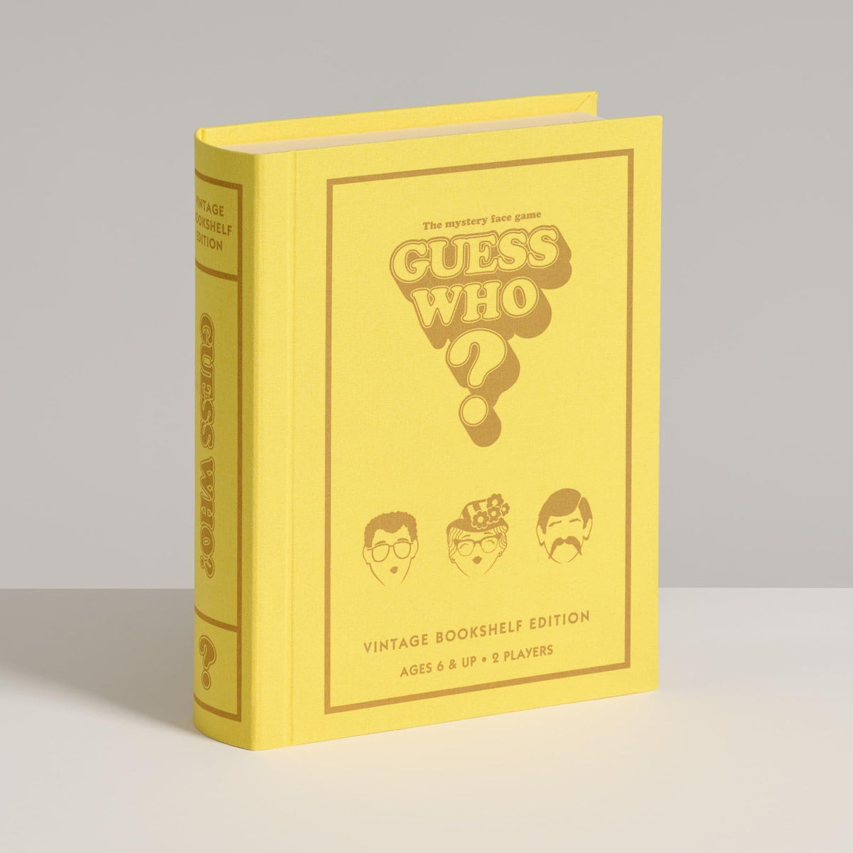 WS Game Company Guess Who? 48 pre-assembled face cards mirror classic gameplay
