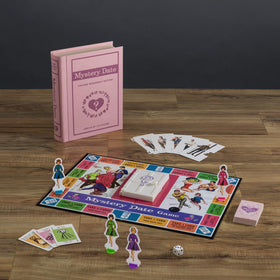 WS Game Company Mystery Date vintage board with retro cards ready for nostalgic play.