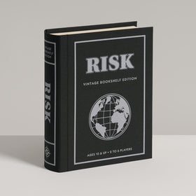 WS Game Company Risk Vintage Bookshelf Edition collectible design appeals to board game collectors