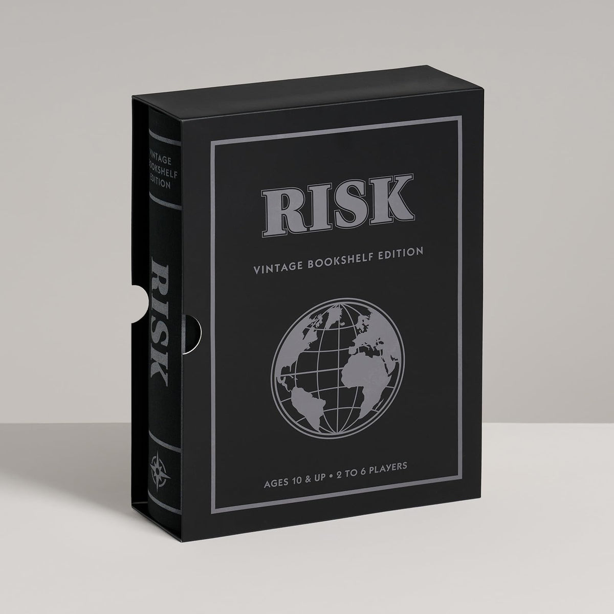 WS Game Company Risk Vintage Bookshelf Edition folding board for classic gameplay feel